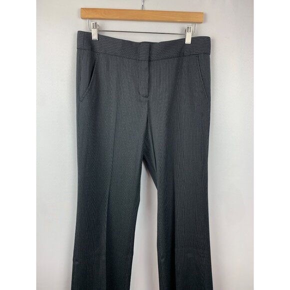 Women’s BCBG Maxazria Gray Striped Suit Set Size M and Pant Size 8 - Picture 11 of 15